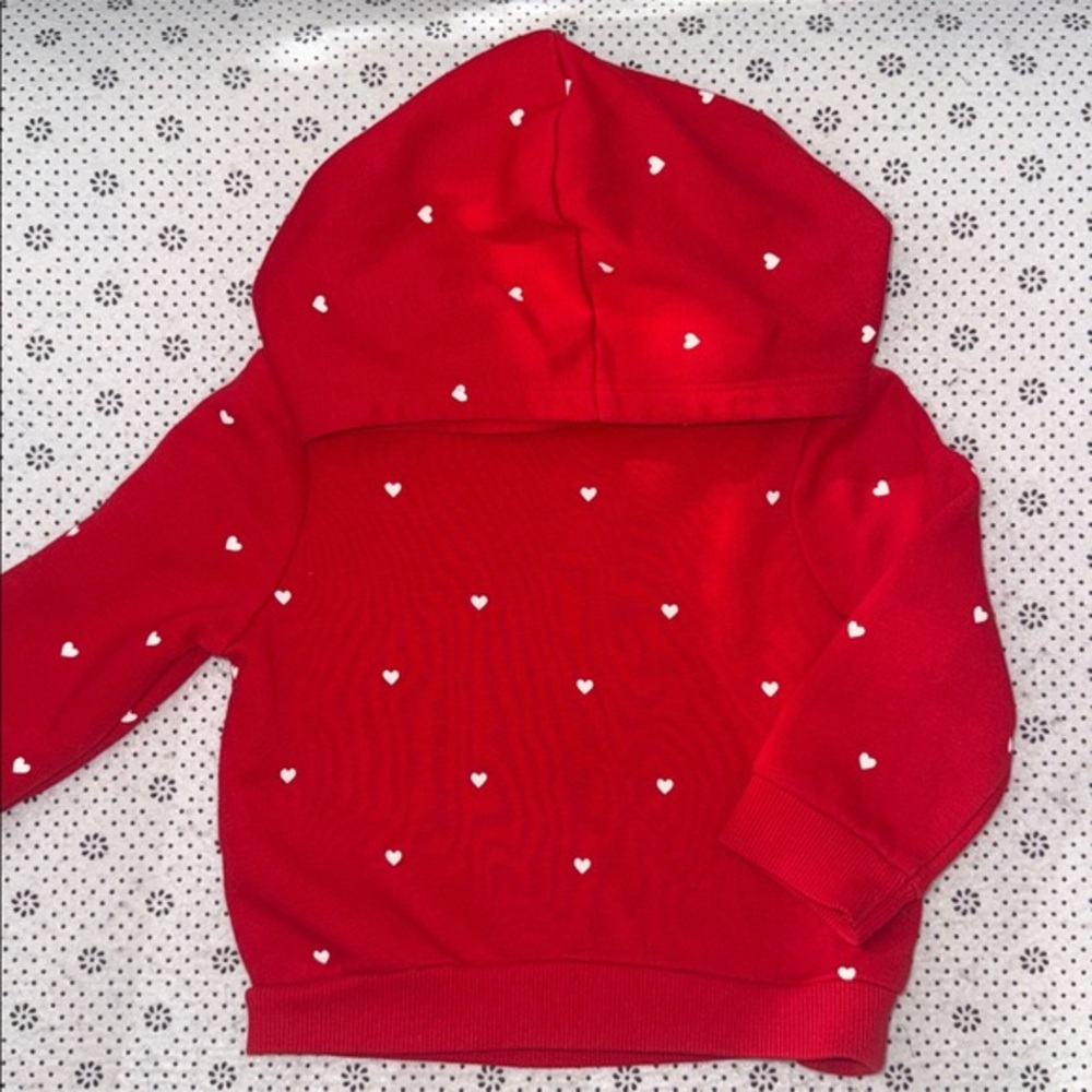 🛍 CUTE LITTLE GIRLS HOODED SWEATSHIRT SIZE 12-18 MONTH